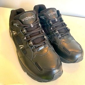 *NEW* Womens 9.5 Wide Vionic 23Walk Classic Walker Black Orthotic Comfort Shoe